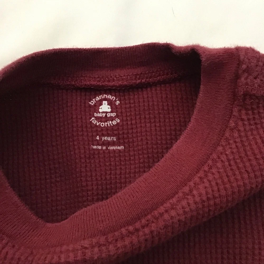GAP Burgundy Longsleeve